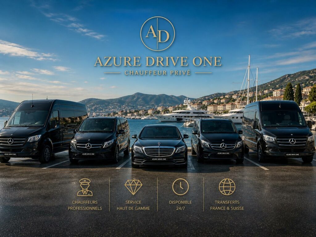 Chauffeur privé Saint-Tropez - Mercedes Classe V Classe E Classe S Sprinter - Azure Drive One