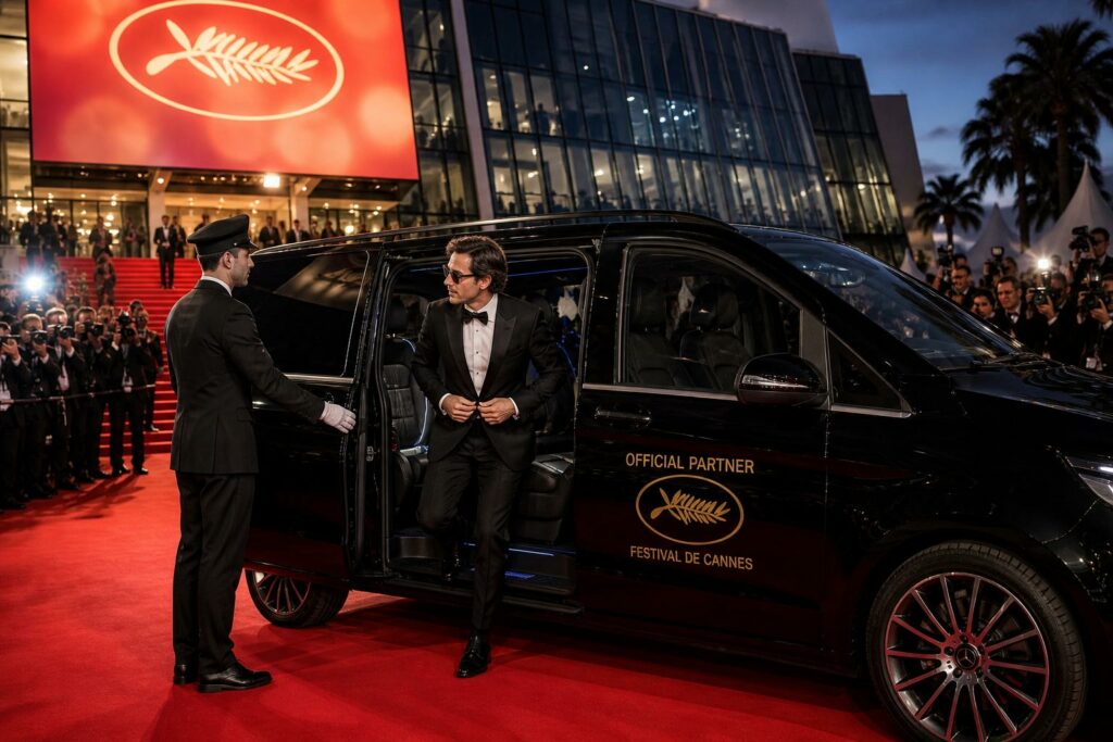 Chauffeur privé Cannes - Festival de Cannes et transferts premium Côte d'Azur